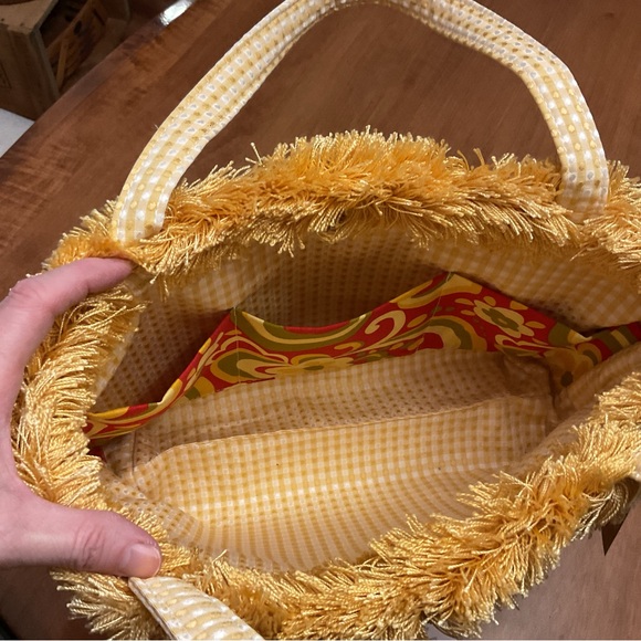 Bagolitas by Janice Red and Yellow Floral Tote - Picture 10 of 14